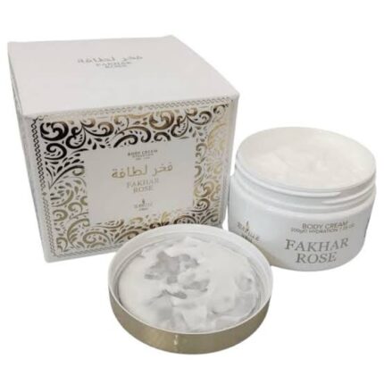 Pasta Hidratante Fakhar Rosê - 200g - Creme Perfumado Corporal Extra Concentrado - Isabelle La Belle